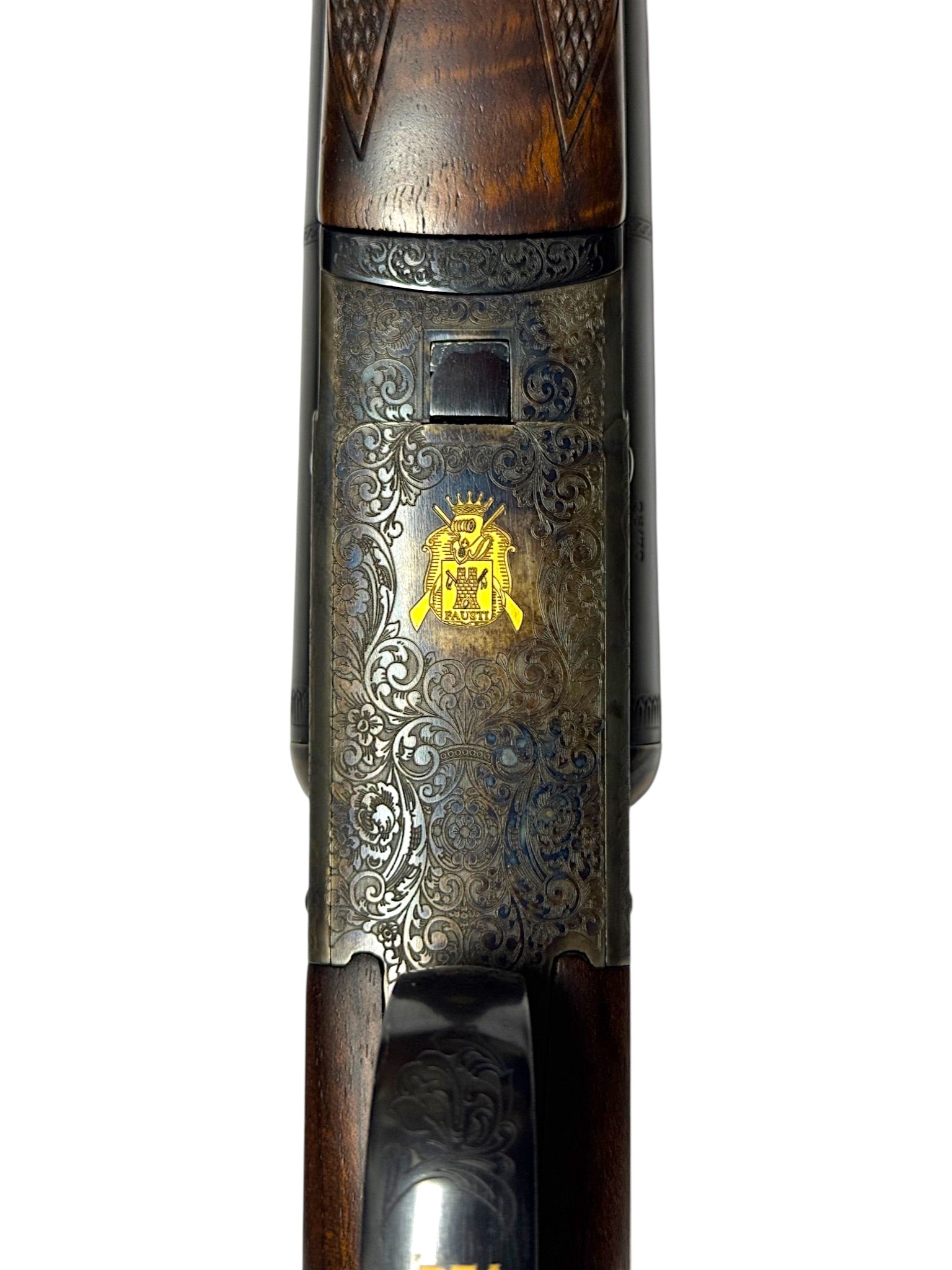 Excellent FAUSTI Model DEA 28 GA. SXS Double Barrel Lightweight Fancy Shotgun w/ Straight Stock - 17