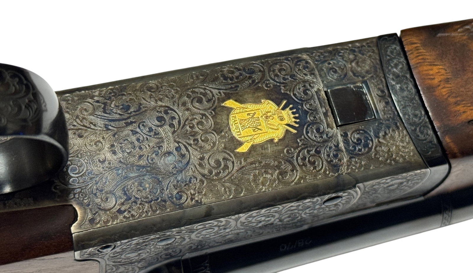 Excellent FAUSTI Model DEA 28 GA. SXS Double Barrel Lightweight Fancy Shotgun w/ Straight Stock - 19