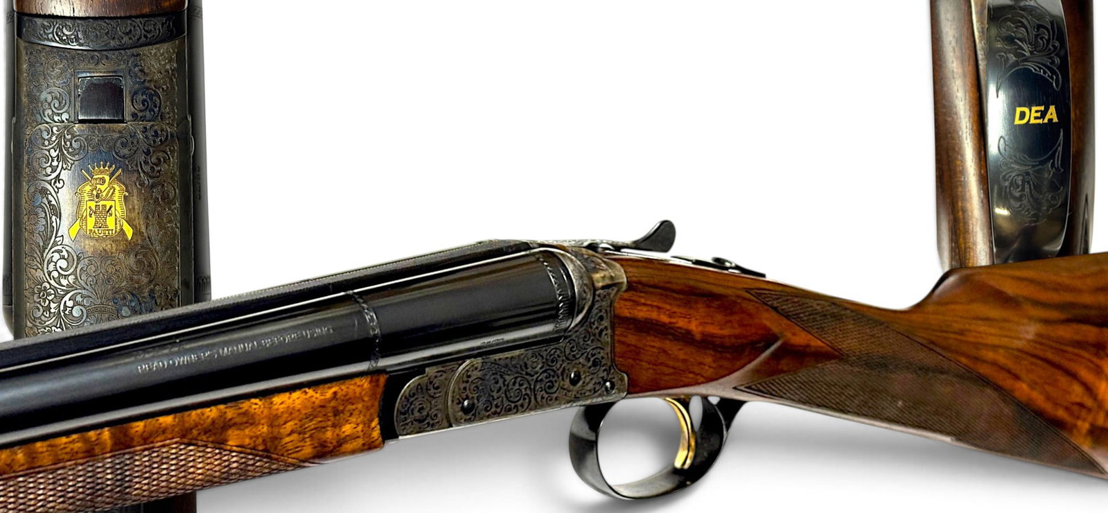 Excellent FAUSTI Model DEA 28 GA. SXS Double Barrel Lightweight Fancy Shotgun w/ Straight Stock (1 of 20)