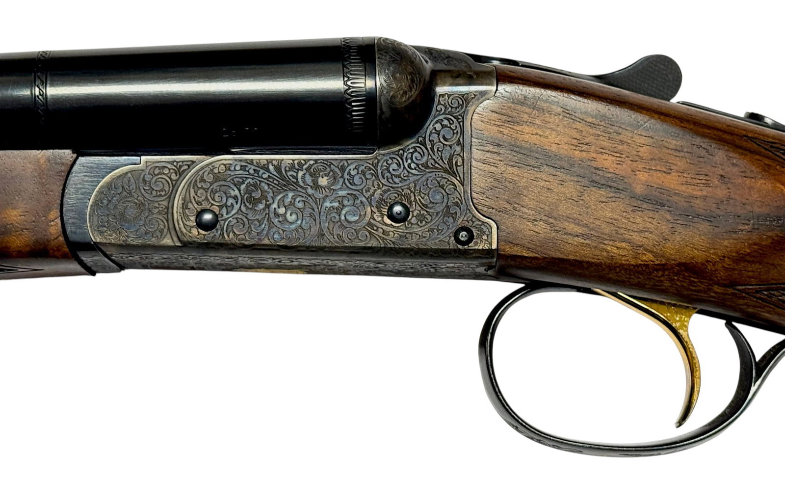 Excellent FAUSTI Model DEA 28 GA. SXS Double Barrel Lightweight Fancy Shotgun w/ Straight Stock - 4