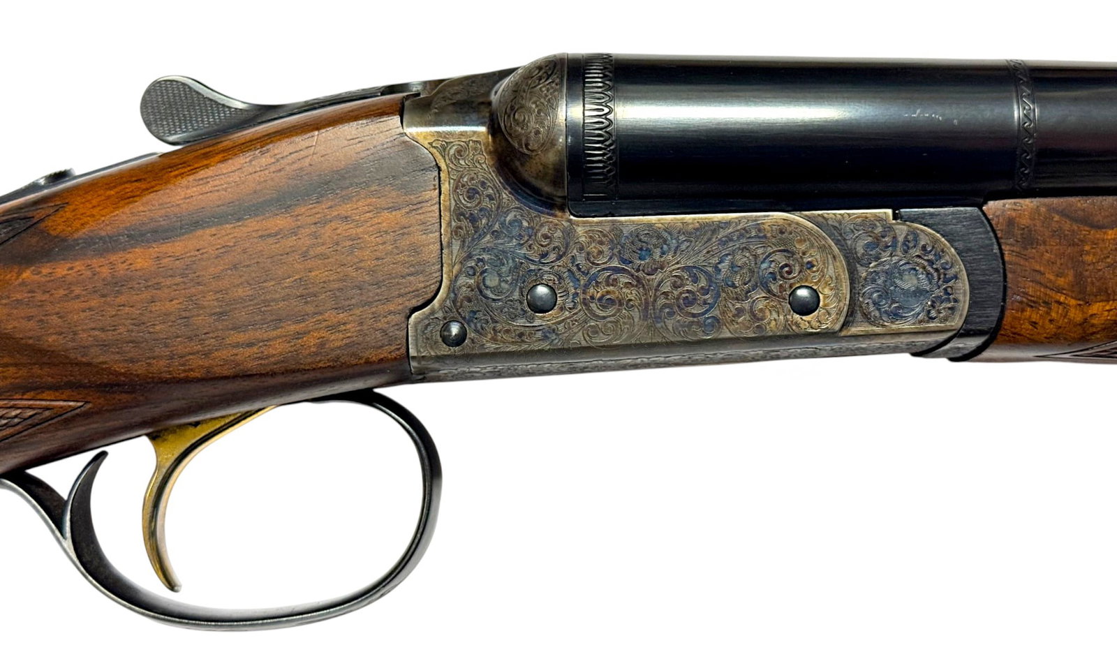 Excellent FAUSTI Model DEA 28 GA. SXS Double Barrel Lightweight Fancy Shotgun w/ Straight Stock - 5