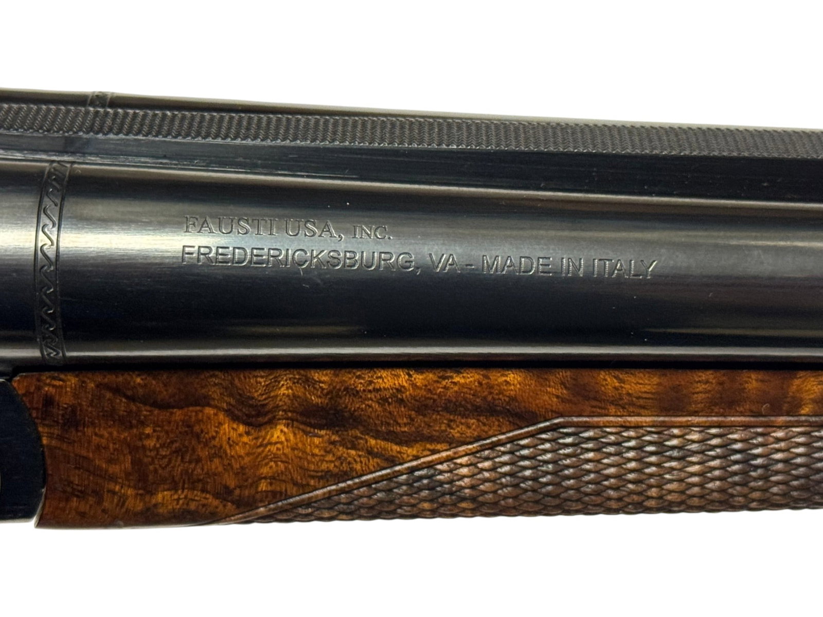 Excellent FAUSTI Model DEA 28 GA. SXS Double Barrel Lightweight Fancy Shotgun w/ Straight Stock - 8