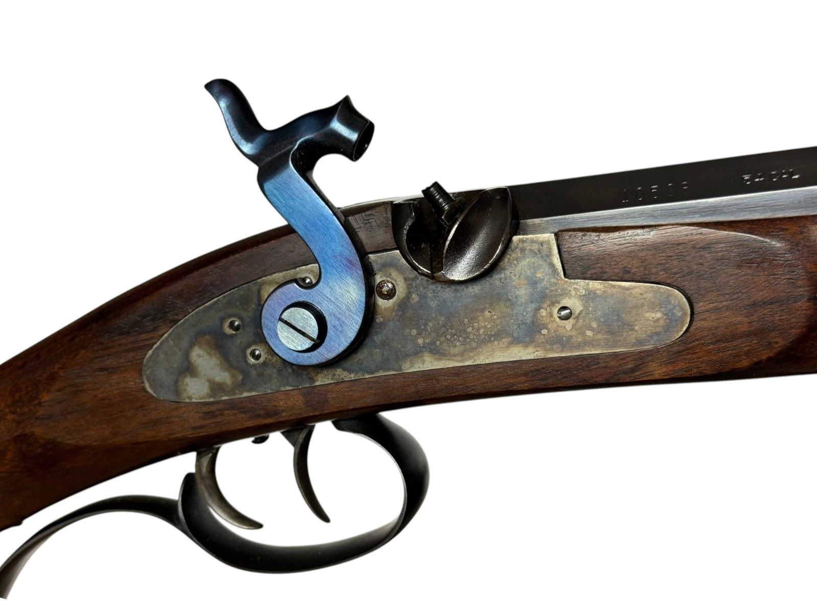 Excellent MINT & Desirable 1993 Uberti Santa Fe Hawlen .54 CAL. Half-Stock Blackpowder Rifle - 10