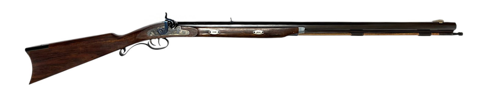 Excellent MINT & Desirable 1993 Uberti Santa Fe Hawlen .54 CAL. Half-Stock Blackpowder Rifle - 2