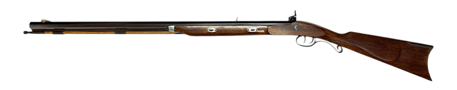 Excellent MINT & Desirable 1993 Uberti Santa Fe Hawlen .54 CAL. Half-Stock Blackpowder Rifle - 3
