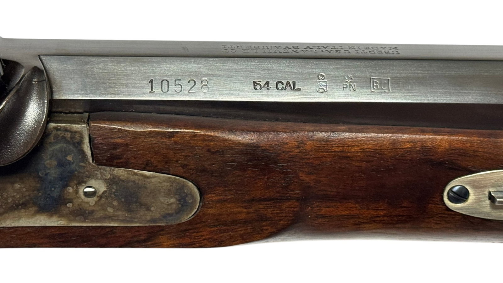 Excellent MINT & Desirable 1993 Uberti Santa Fe Hawlen .54 CAL. Half-Stock Blackpowder Rifle - 4