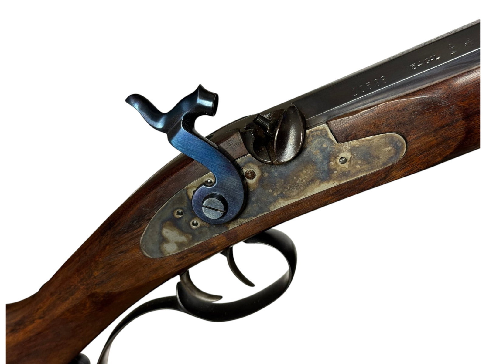 Excellent MINT & Desirable 1993 Uberti Santa Fe Hawlen .54 CAL. Half-Stock Blackpowder Rifle - 9