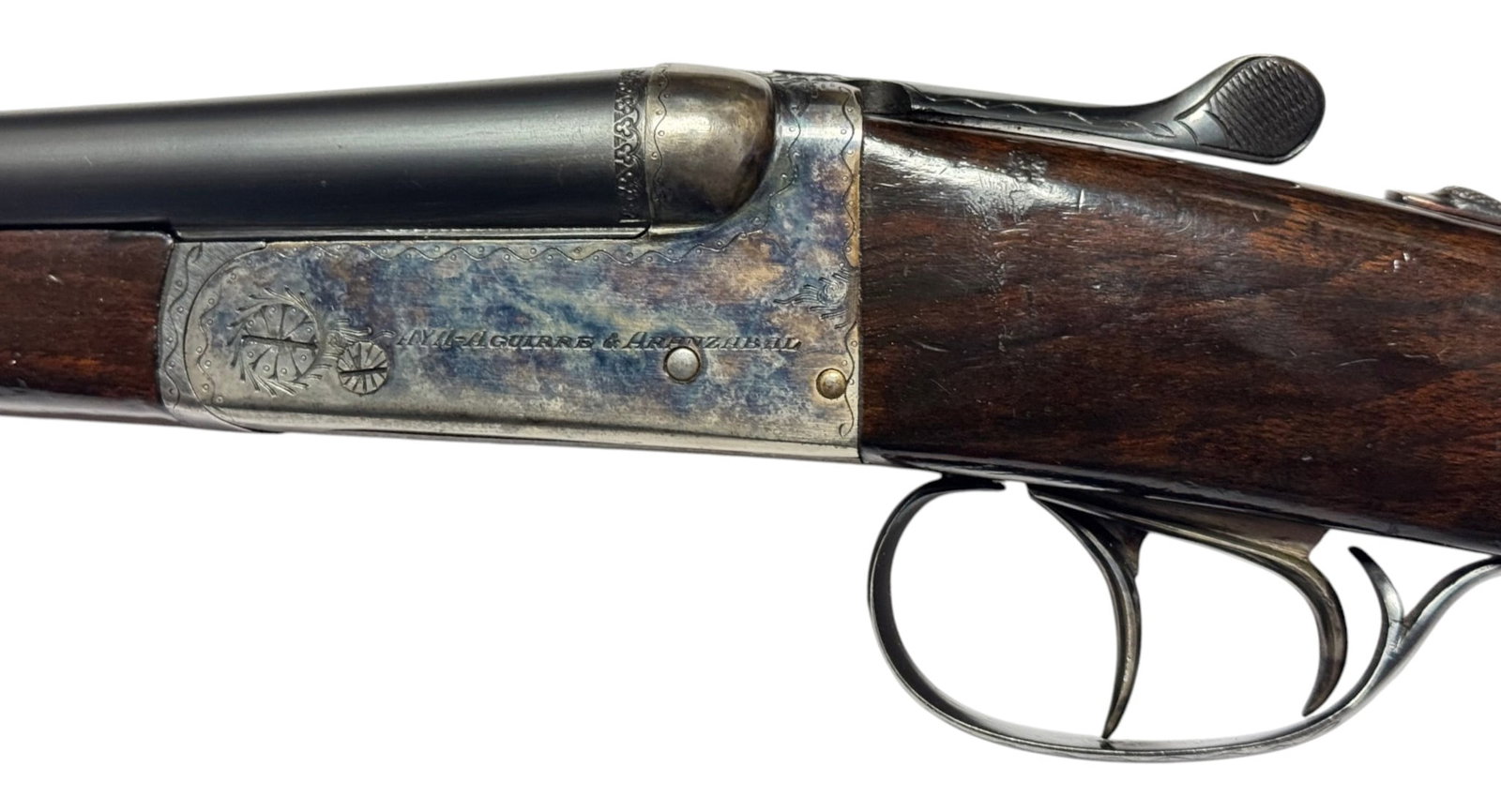 Excellent Early 1965 AyA Model 3 Boxlock .410 GA. SXS Double Barrel Shotgun w/ Casehardened Finish - 4