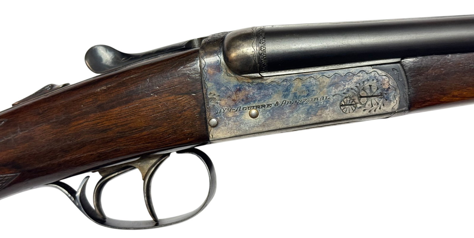 Excellent Early 1965 AyA Model 3 Boxlock .410 GA. SXS Double Barrel Shotgun w/ Casehardened Finish - 5