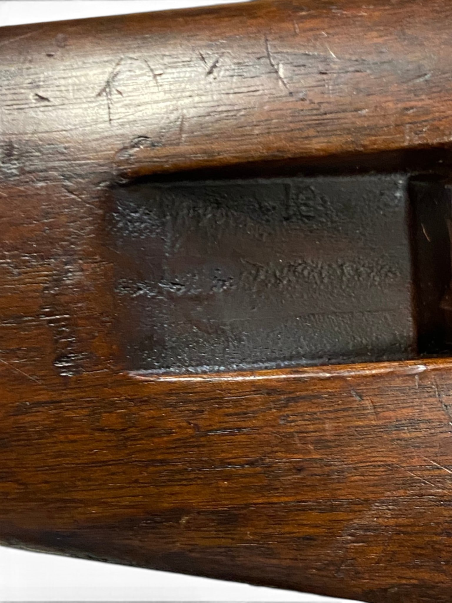 Original Inland "IO" Marked Inland M1 Carbine Rifle Stock - 11