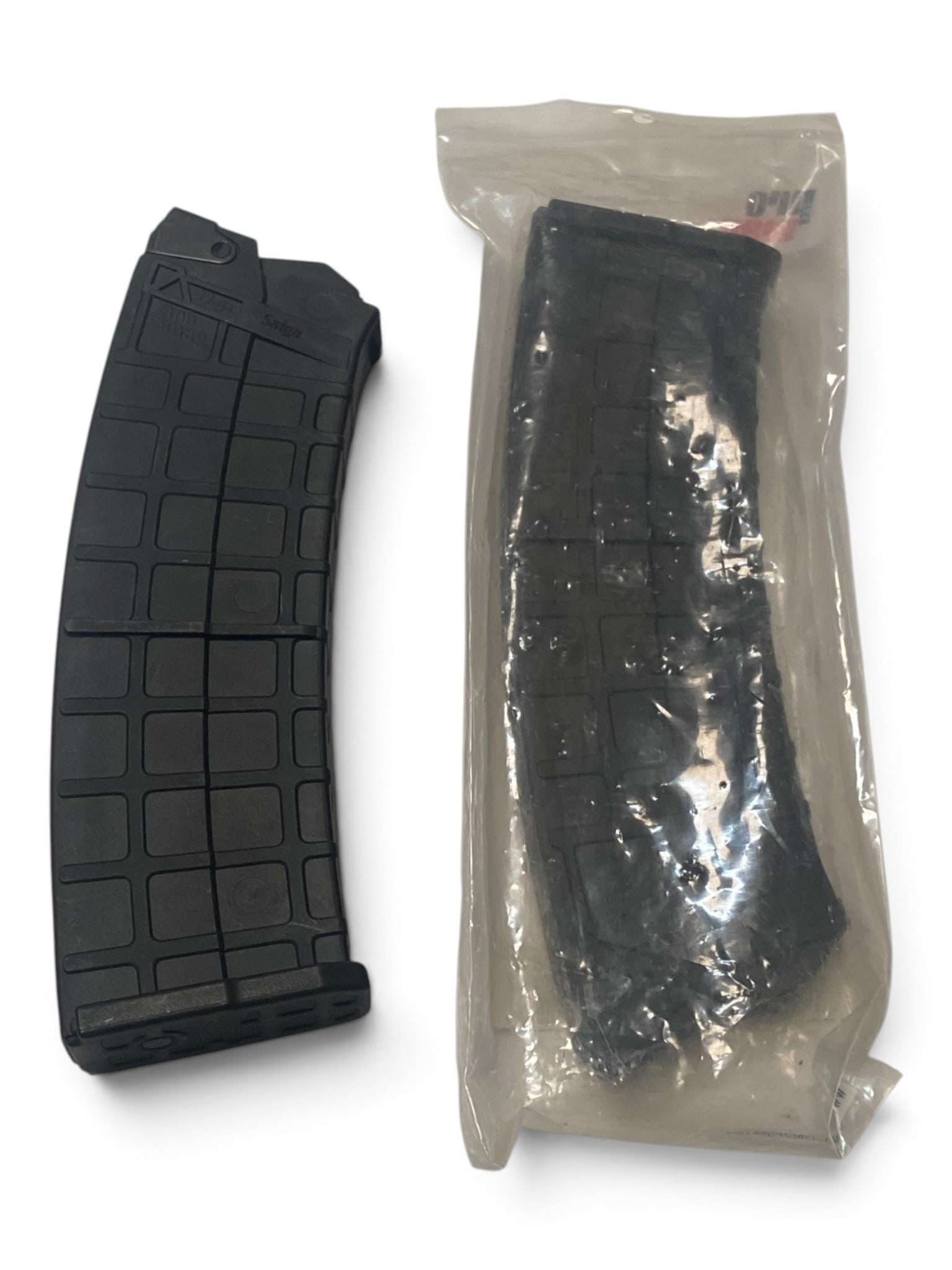 (2) ProMag 10rd. Black Polymer SAIGA-12 GA. Magazines (One Is New) - 3