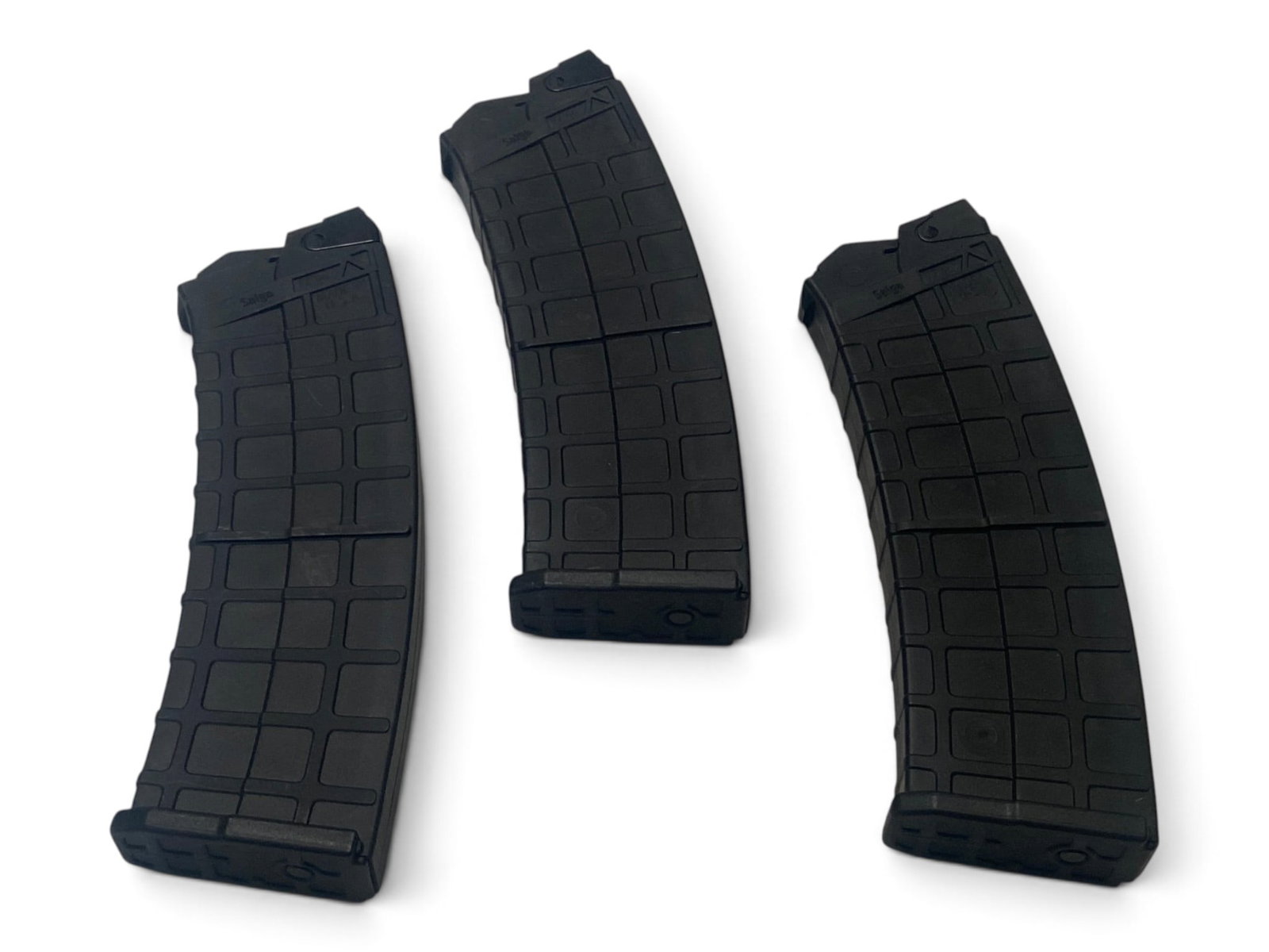 (3) ProMag 10rd. Black Polymer SAIGA-12 GA. Magazines (1 of 3)