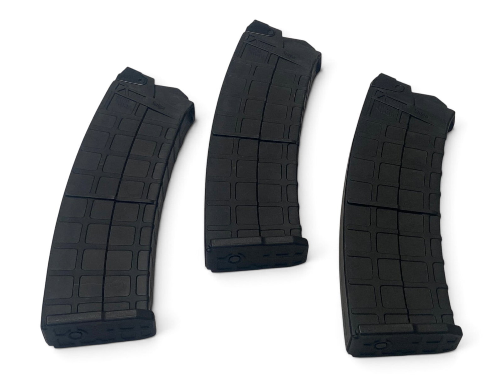 (3) ProMag 10rd. Black Polymer SAIGA-12 GA. Magazines - 2