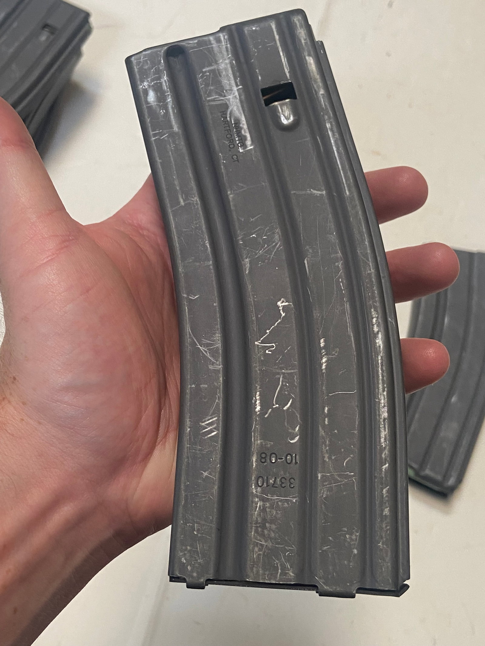 (5) AR/M4 30-Round Aluminum Magazines - Brownell's and NHMTG S/42 - 12