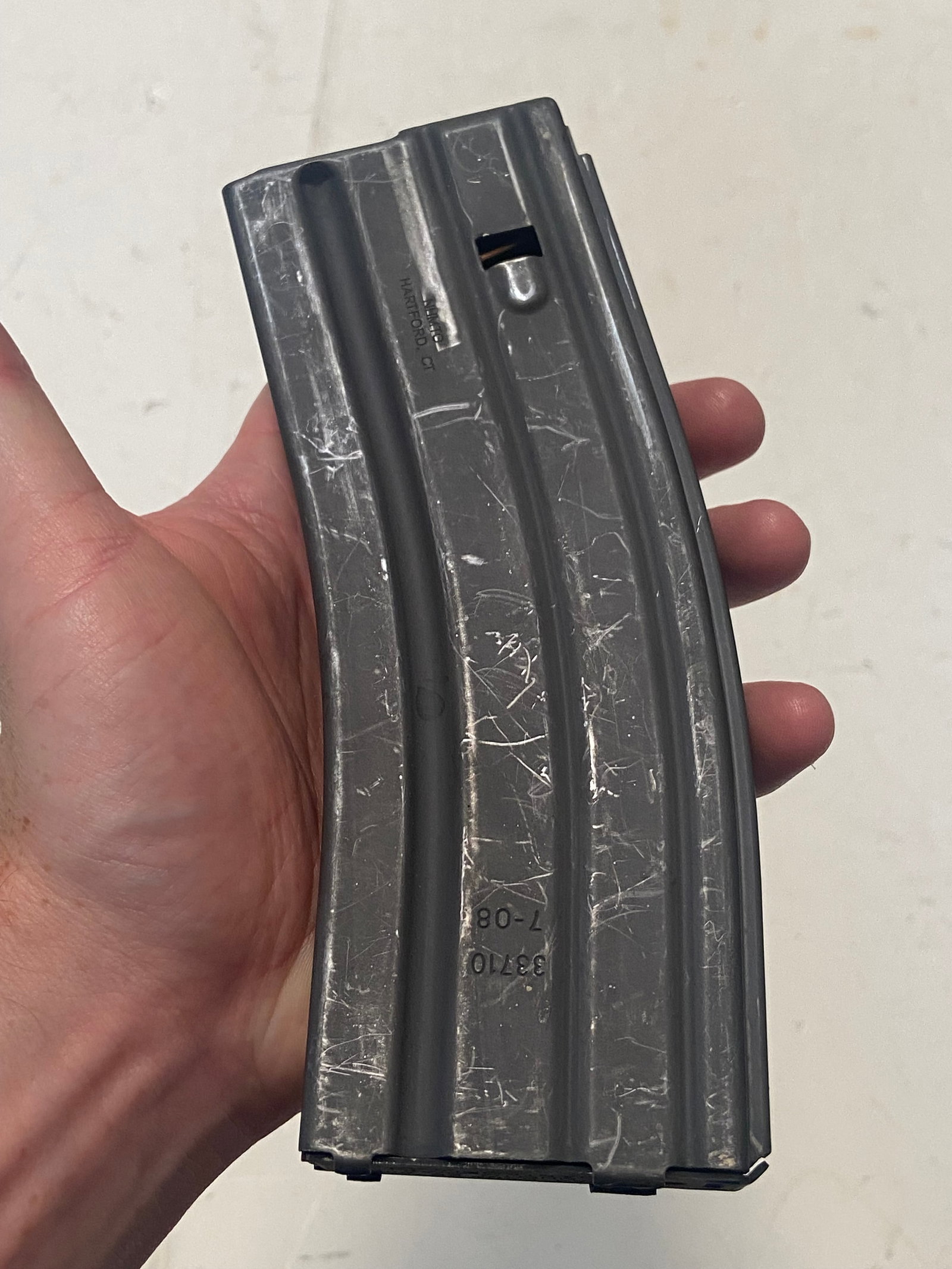 (5) AR/M4 30-Round Aluminum Magazines - Brownell's and NHMTG S/42 - 17