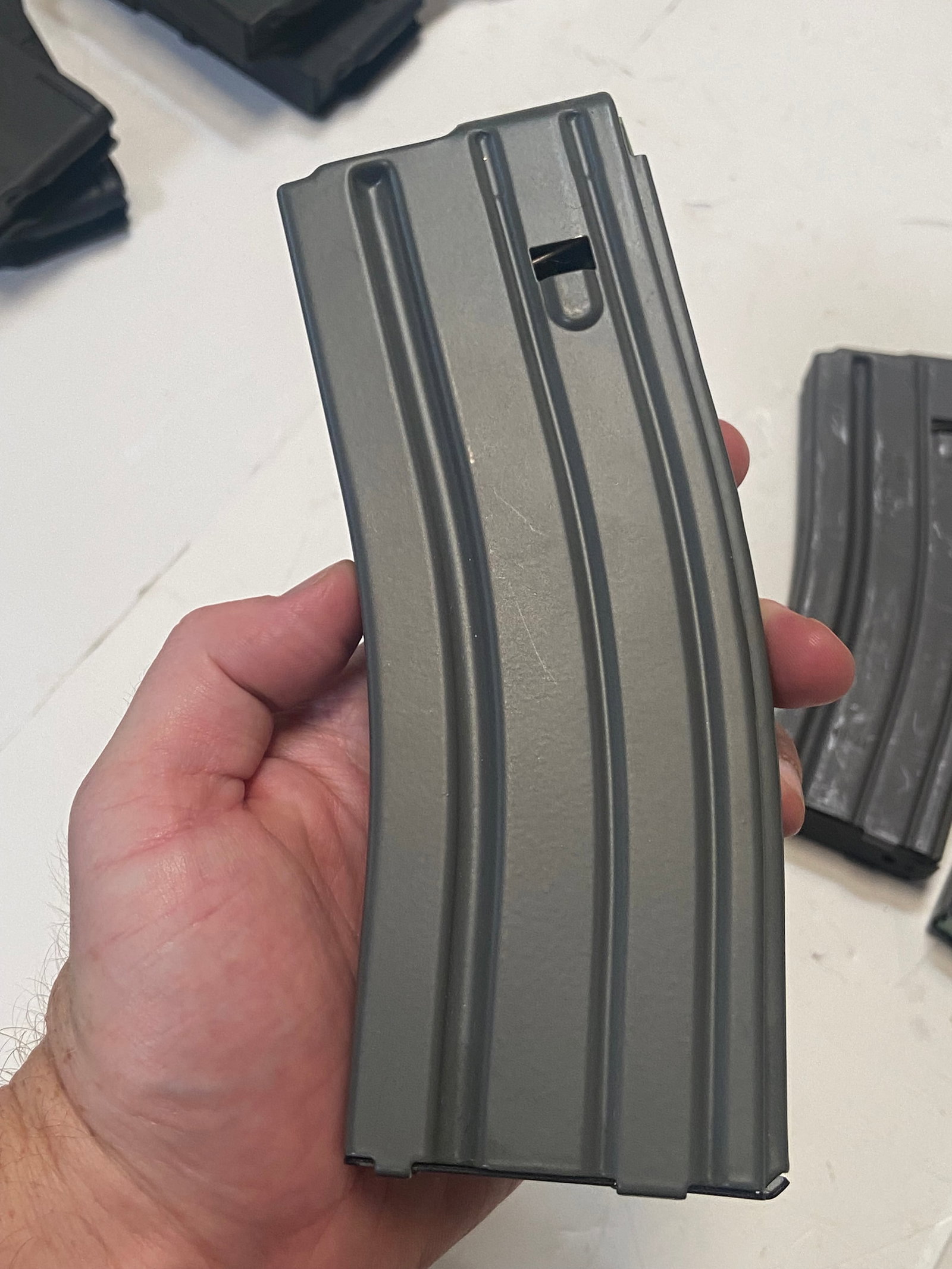 (5) AR/M4 30-Round Aluminum Magazines - Brownell's and NHMTG S/42 - 4