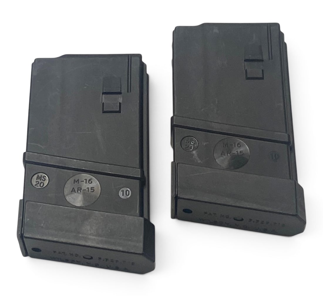 (2) Original Preban Thermold D&D Inc. Wilson, NC M16/AR15 20rd. Magazines - 2