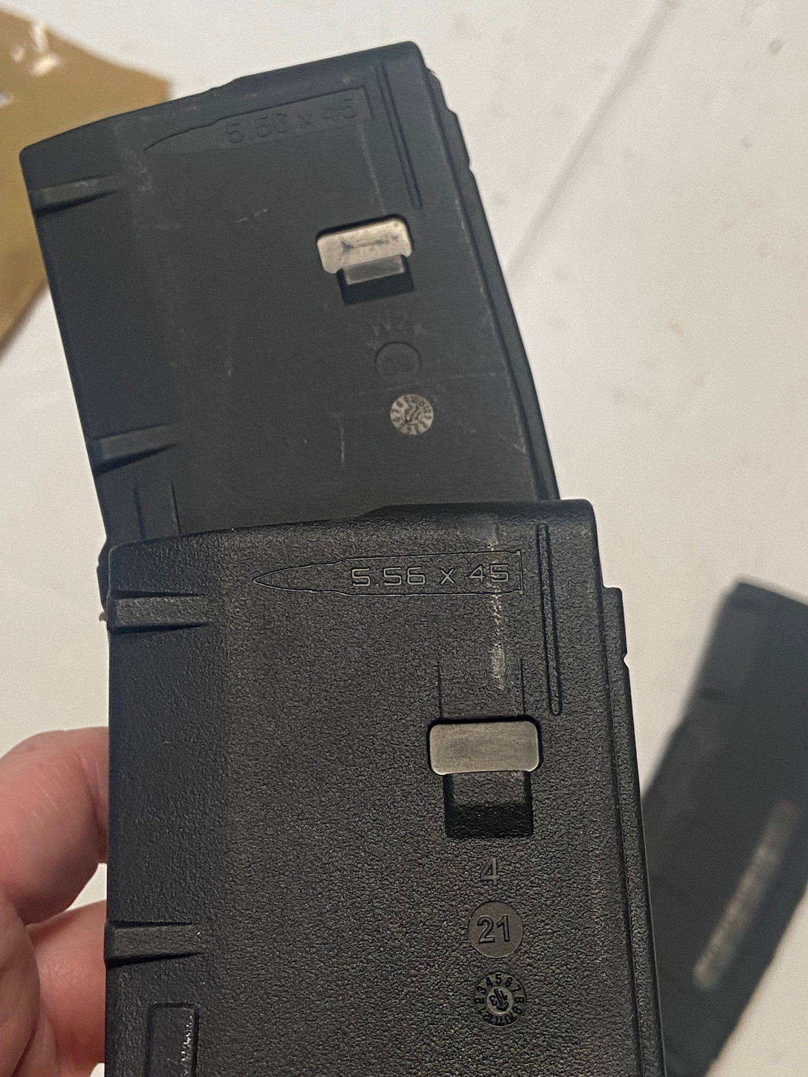 4) MAGPUL PMAG 30 AR/M4 5.56x45/.223 Windowed MagLevel Magazines - 4