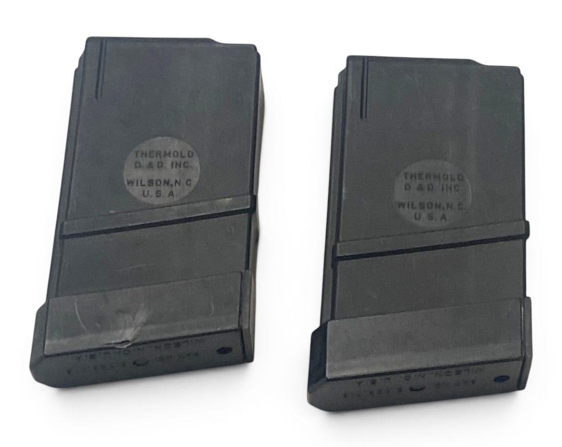 (2) Original Preban Thermold D&D Inc. Wilson, NC M16/AR15 20rd. Magazines - 2