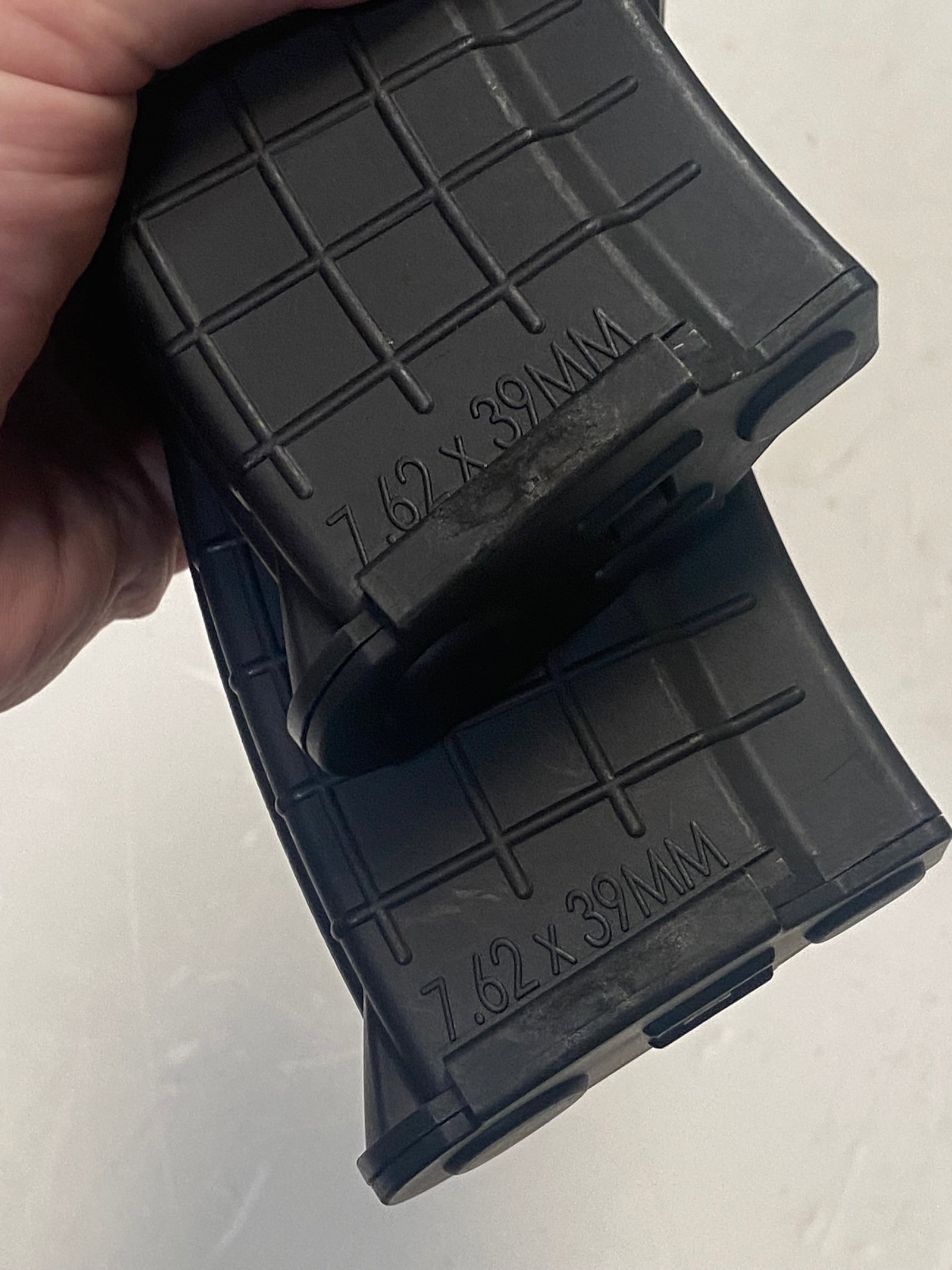 (2) I.O. INC. 7.62x39mm Bulgarian Waffle Pattern AK-47 30-Round Magazines - 4