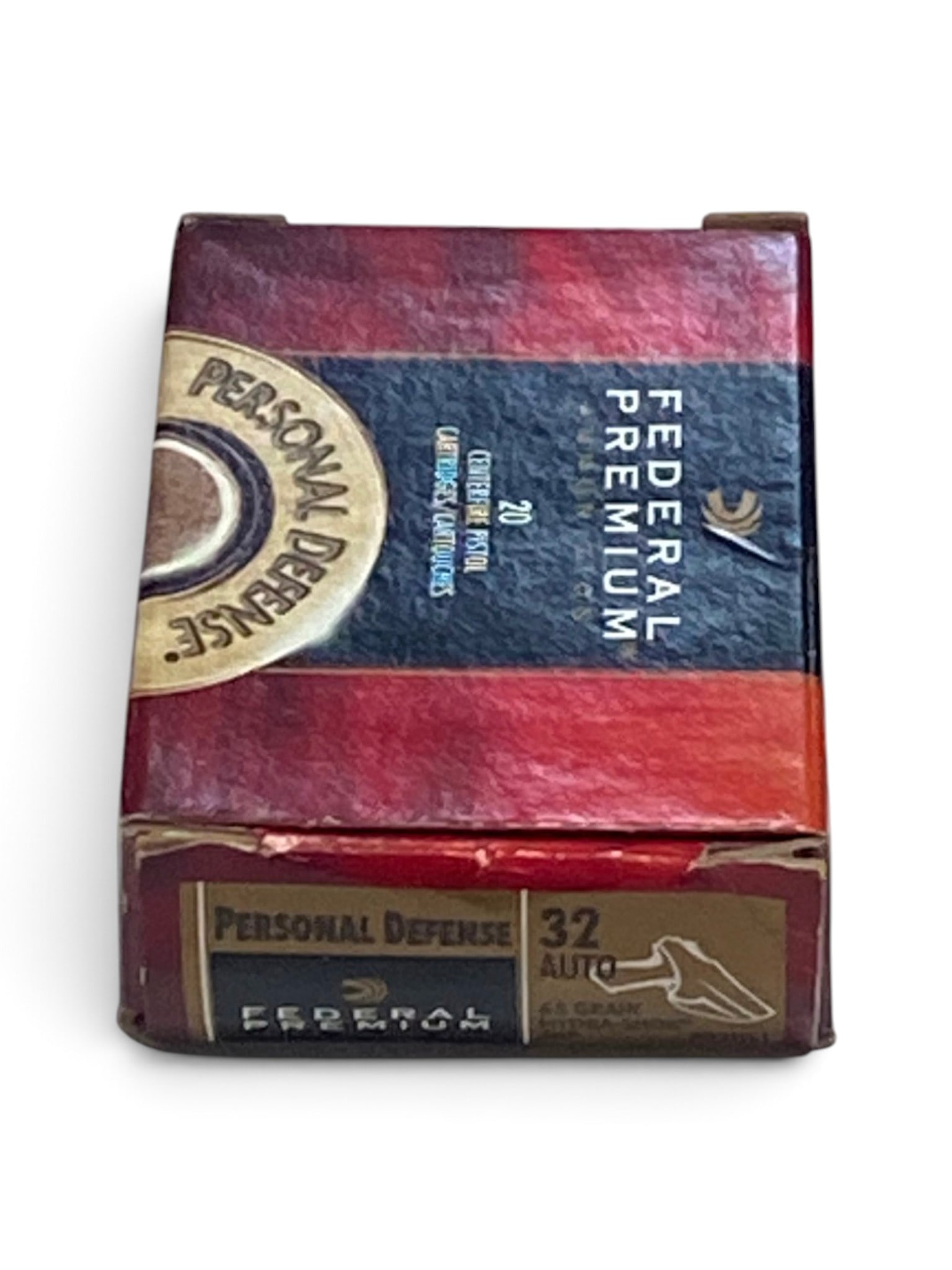 NIB 18rds. of .32 AUTO 65gr. Hydra-Shok JHP Federal Personal Defense Ammunition: See Photo(s)