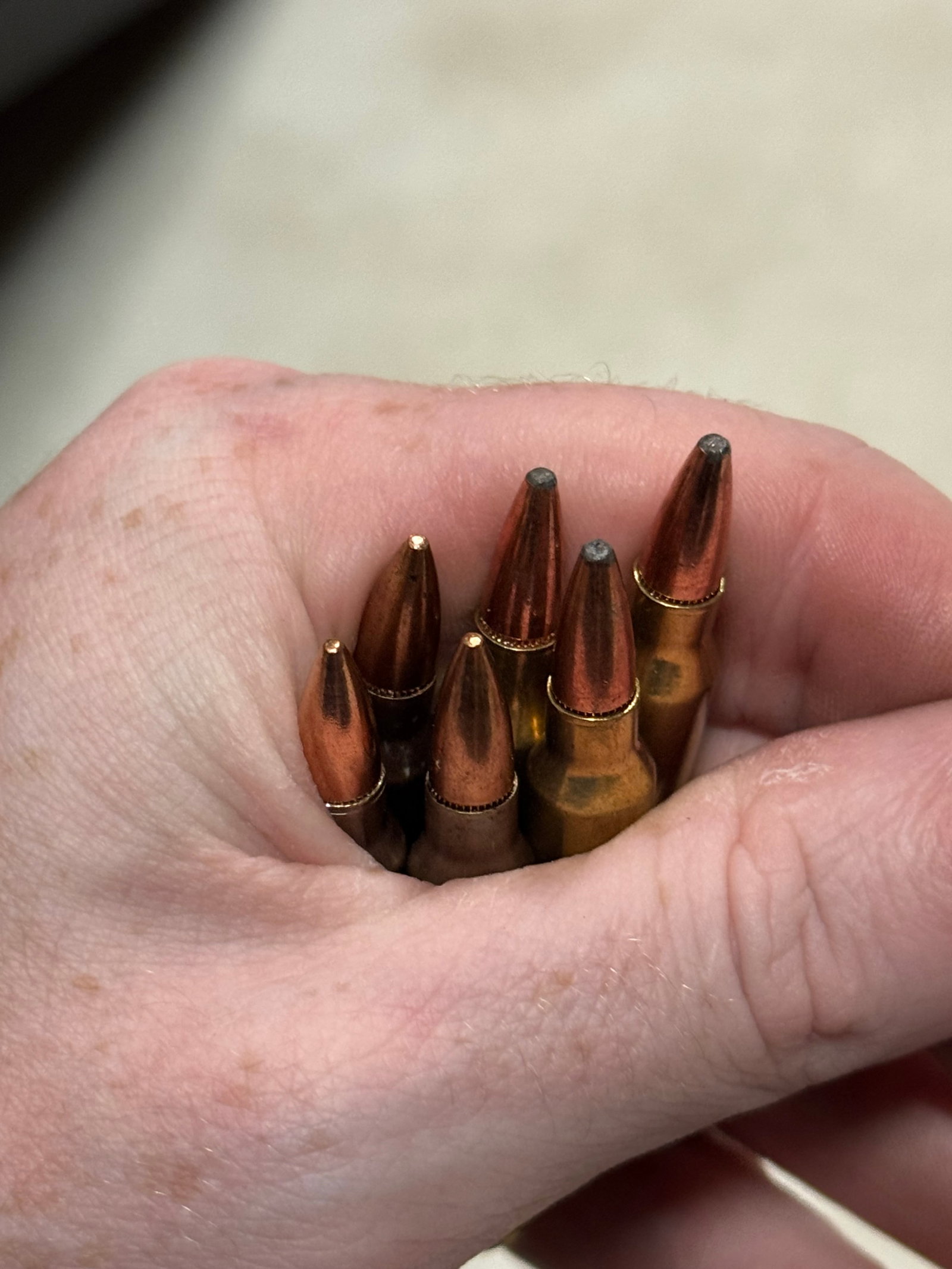 Approx. 230rds. of 5.56mm 55gr. FMJ & SP Loose Ammunition in Can - 5