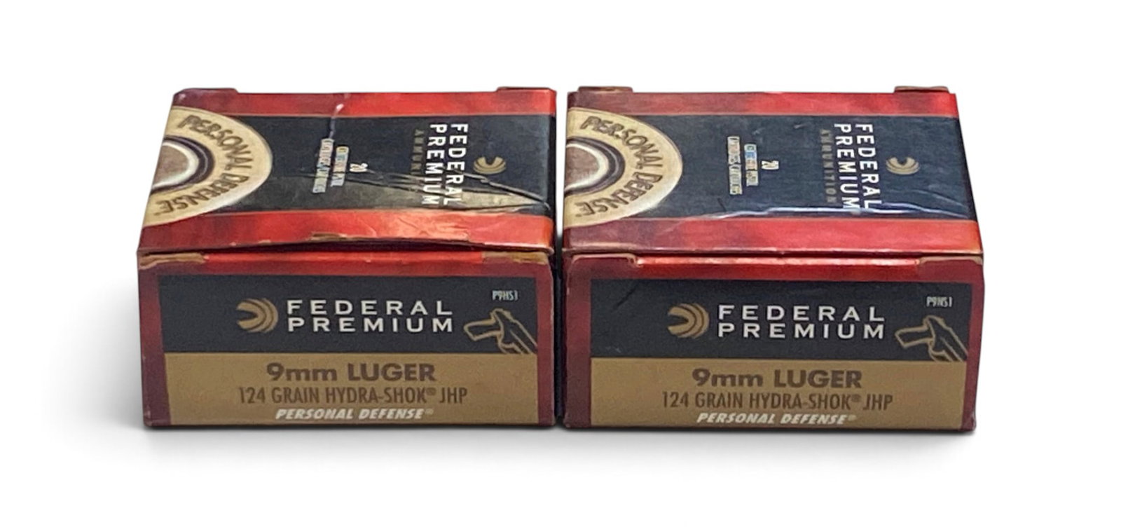 NIB 40rds. of 9mm LUGER 124gr. Hydra-Shok JHP Federal Premium Ammunition: See Photo(s)
