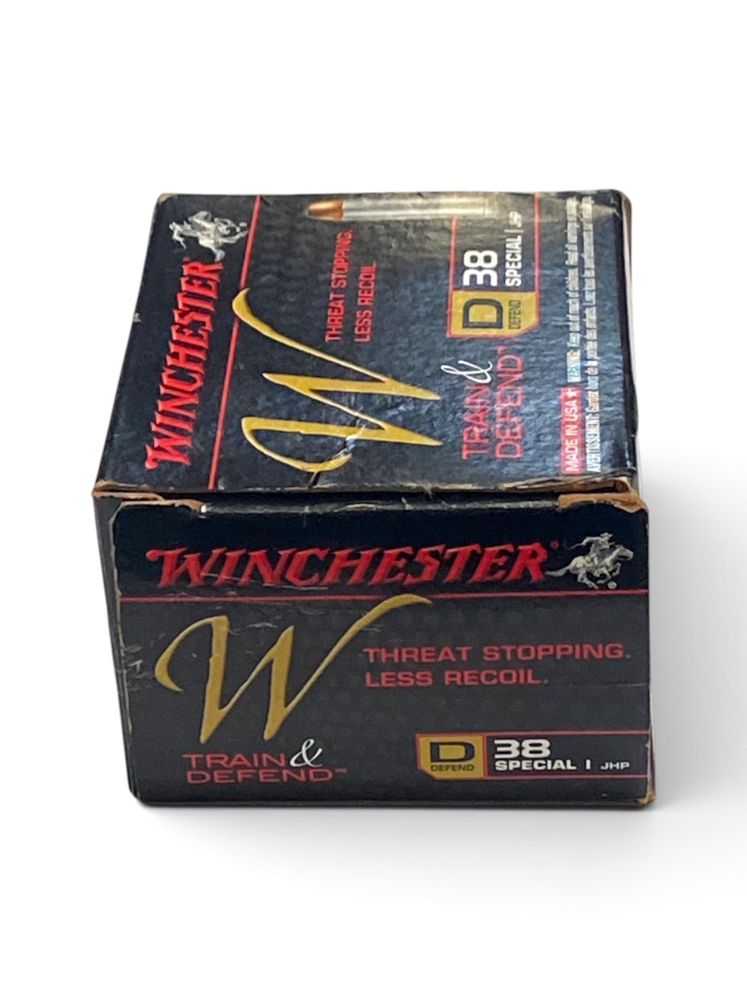 NIB 19rds. of .38 SPECIAL 130gr. JHP Reduced Recoil Winchester Train & Defend Ammunition: See Photo(s)
