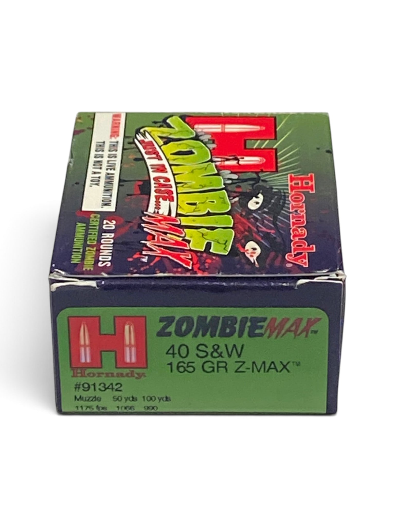 NIB 20rds. of .40 S&W 165gr. Z-MAX Hornady ZOMBIE MAX Ammunition: See Photo(s)