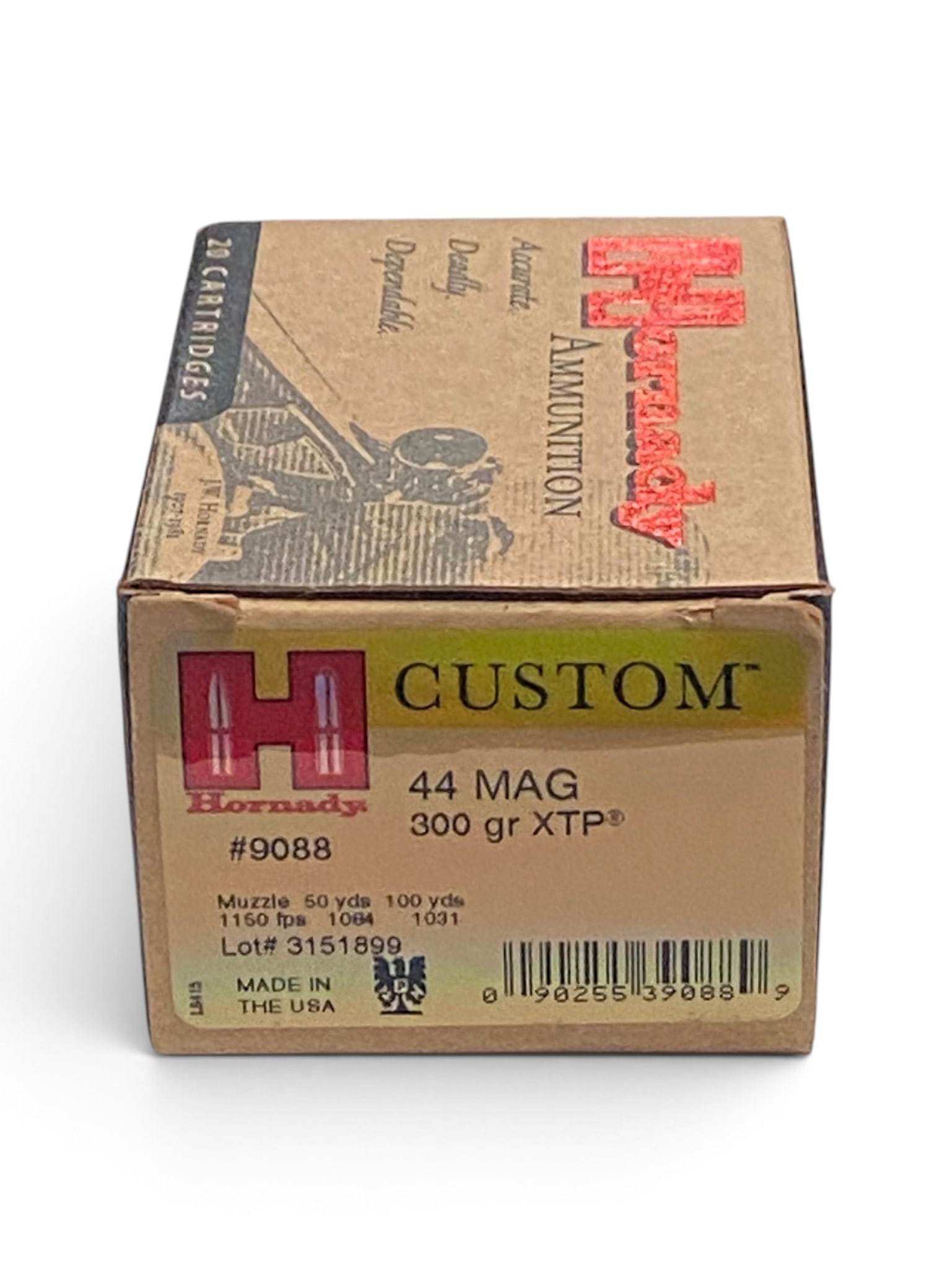 NIB 20rds. of .44 MAG 240gr. XTP Hornady Custom Ammunition: See Photo(s)