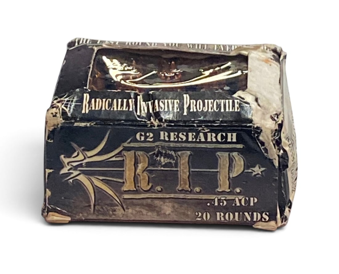 NIB 20rds. of .45 ACP G2 Research R.I.P. Extreme Defense Ammunition: See Photo(s)