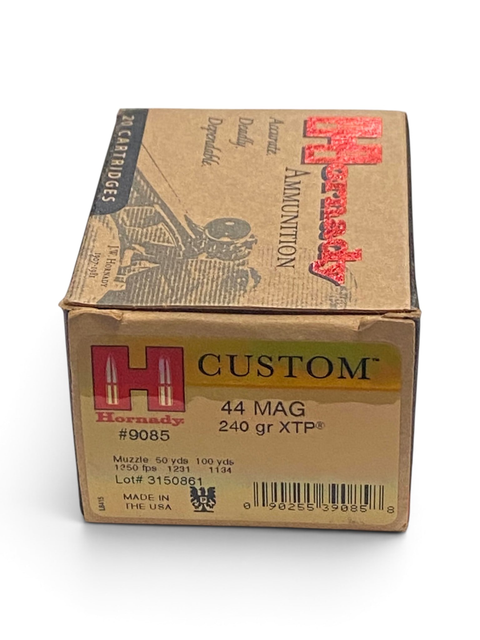 NIB 20rds. of .44 MAG 300gr. XTP Hornady Custom Ammunition: See Photo(s)