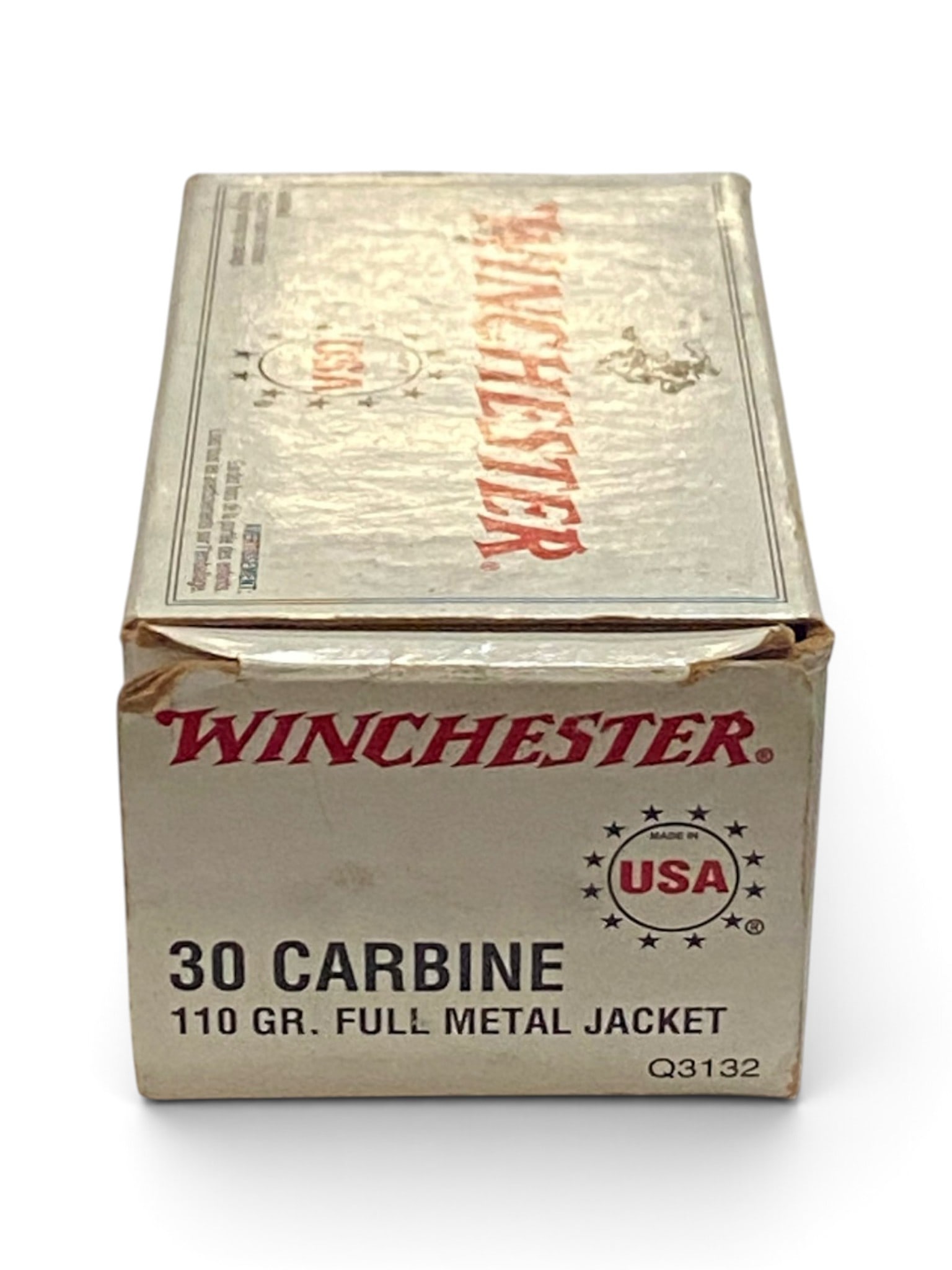 NIB 50rds. of .30 CARBINE 110gr. FMJ Winchester Ammunition: See Photo(s)