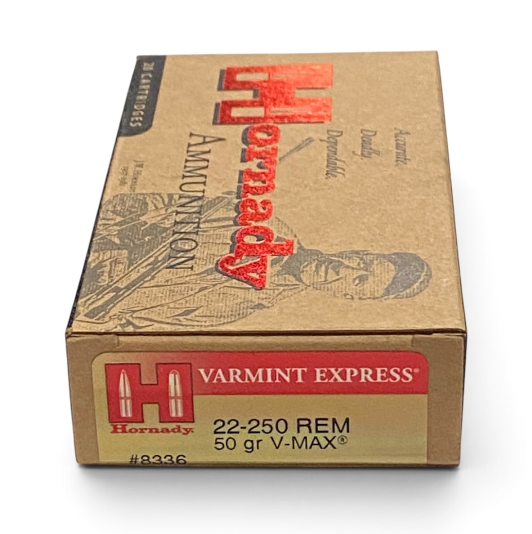 NIB 20rds. of .22-250 REM. 50gr. V-Max Hornady Varmint Express Ammunition: See Photo(s)