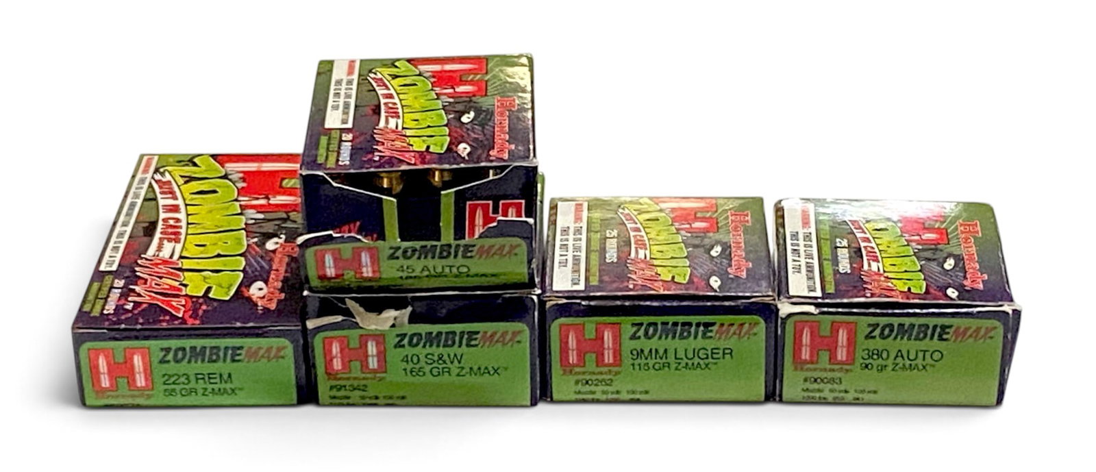 NIB 110rds. of Assorted Hornady ZOMBIE MAX Ammunition (1 of 3)