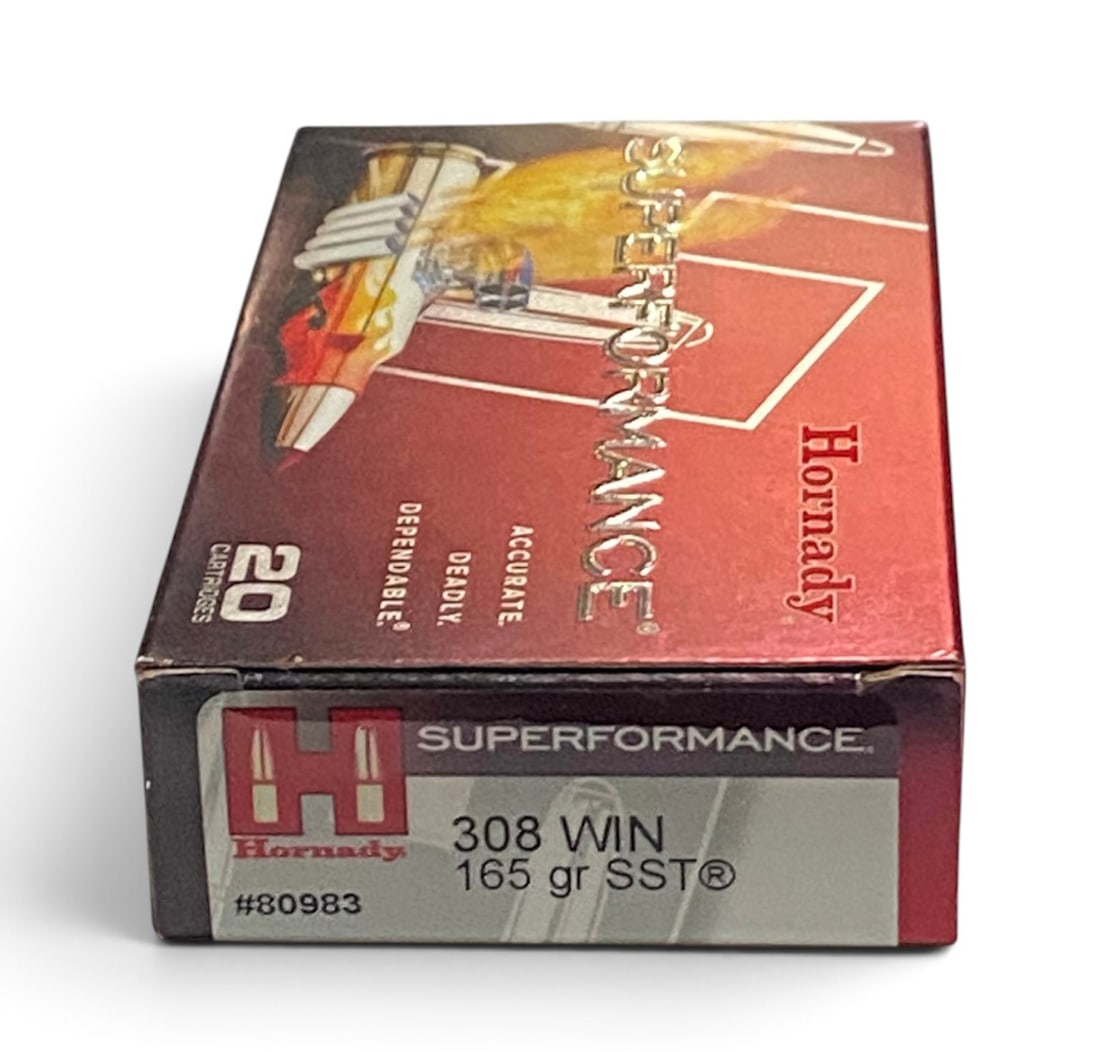 NIB 20rds. of .308 WIN. 165gr. SST Hornady Superformance Ammunition: See Photo(s)