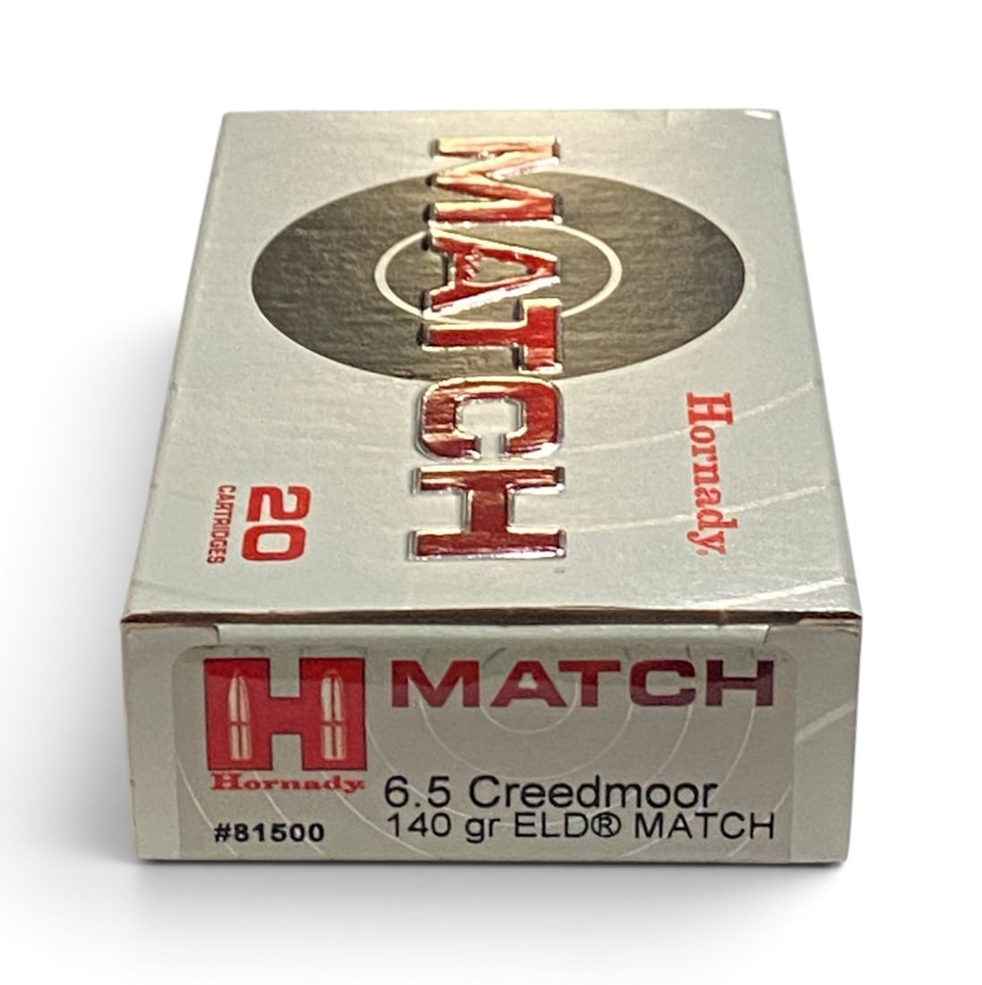 NIB 20rds. of 6.5 CREEDMOOR 140gr. ELD Match Hornady Ammunition: See Photo(s)