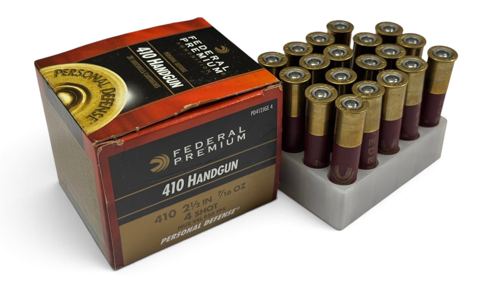 52rds. of .410 GA. Quality Factory Defense & (2) 12 GA. Buckshot Shotgun Shell Ammunition - 3