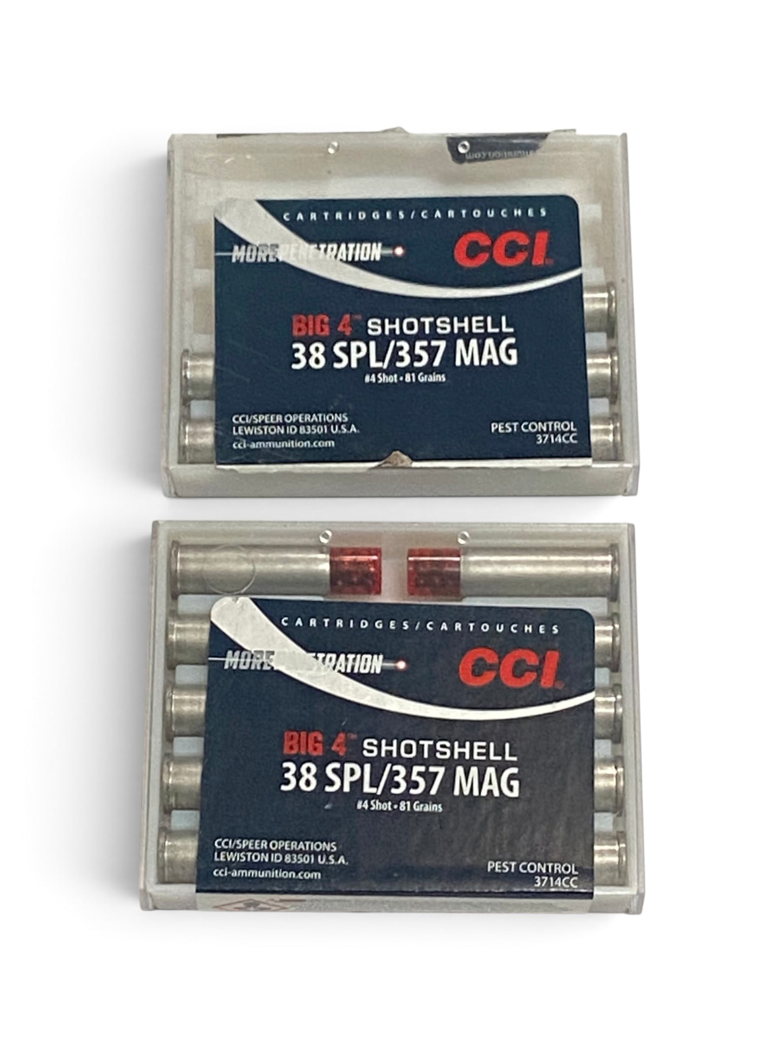 NIB 15rds. of .38 SPL/.357 MAG 81gr. #4 Shot CCI “BIG 4” Shotshell Pest Control Ammuniti (1 of 1)