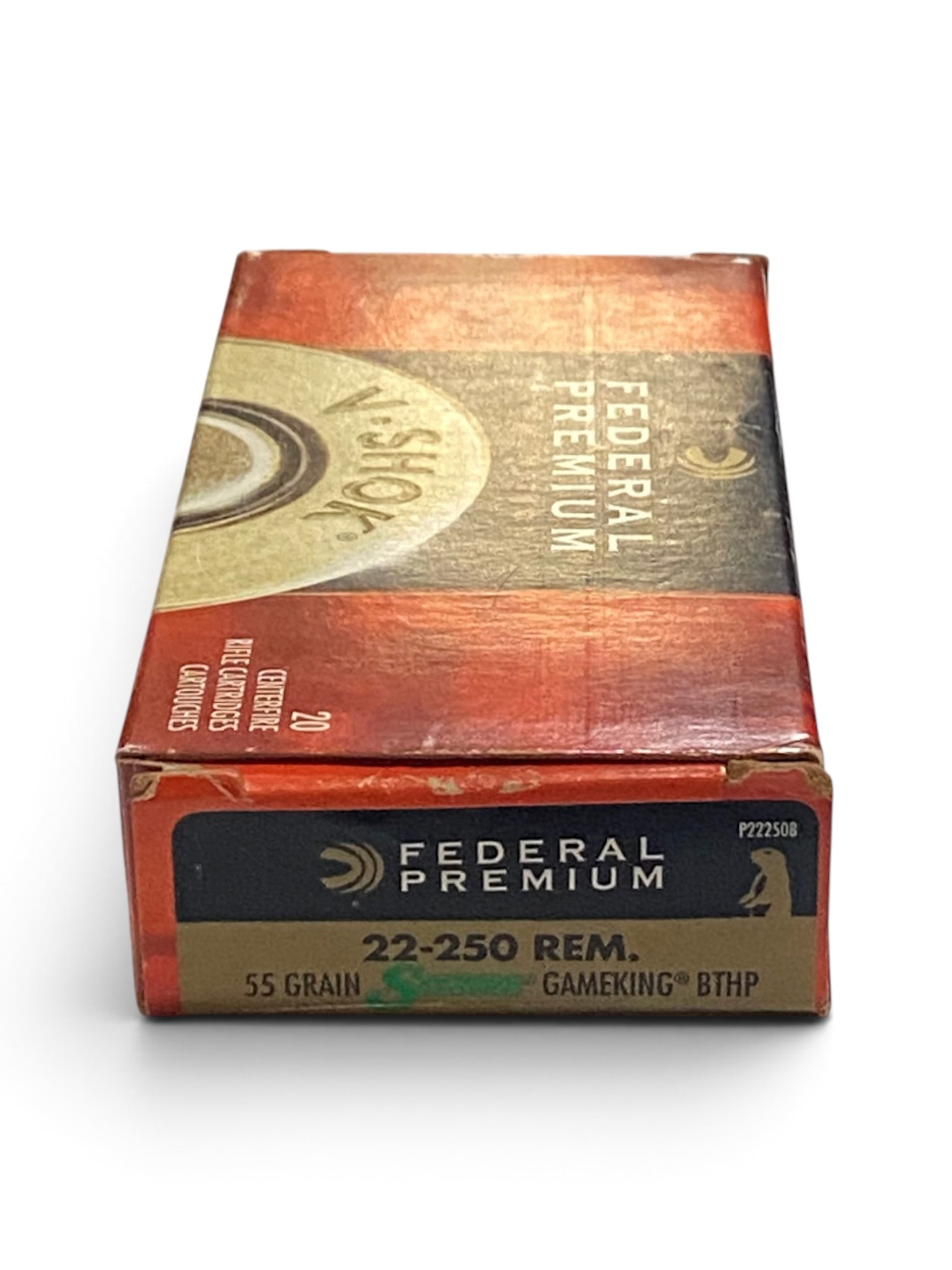 NIB 20rds. of .22-250 REM. 55gr. Sierra GameKing BTHP Federal Ammunition: See Photo(s)