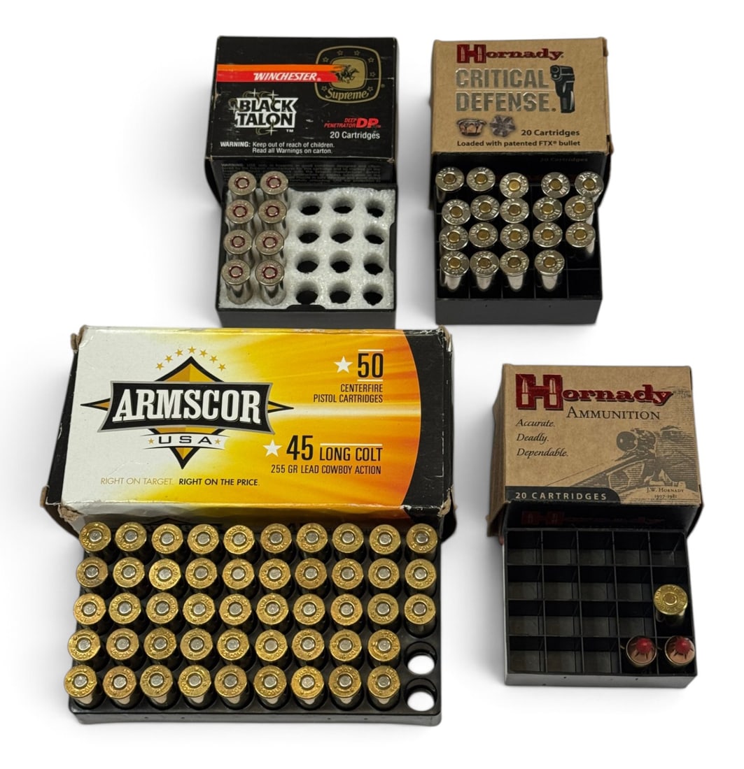NIB 11rds. of .44 REM. MAG. & 67rds. of .45 LONG COLT Quality Factory Ammunition (1 of 5)