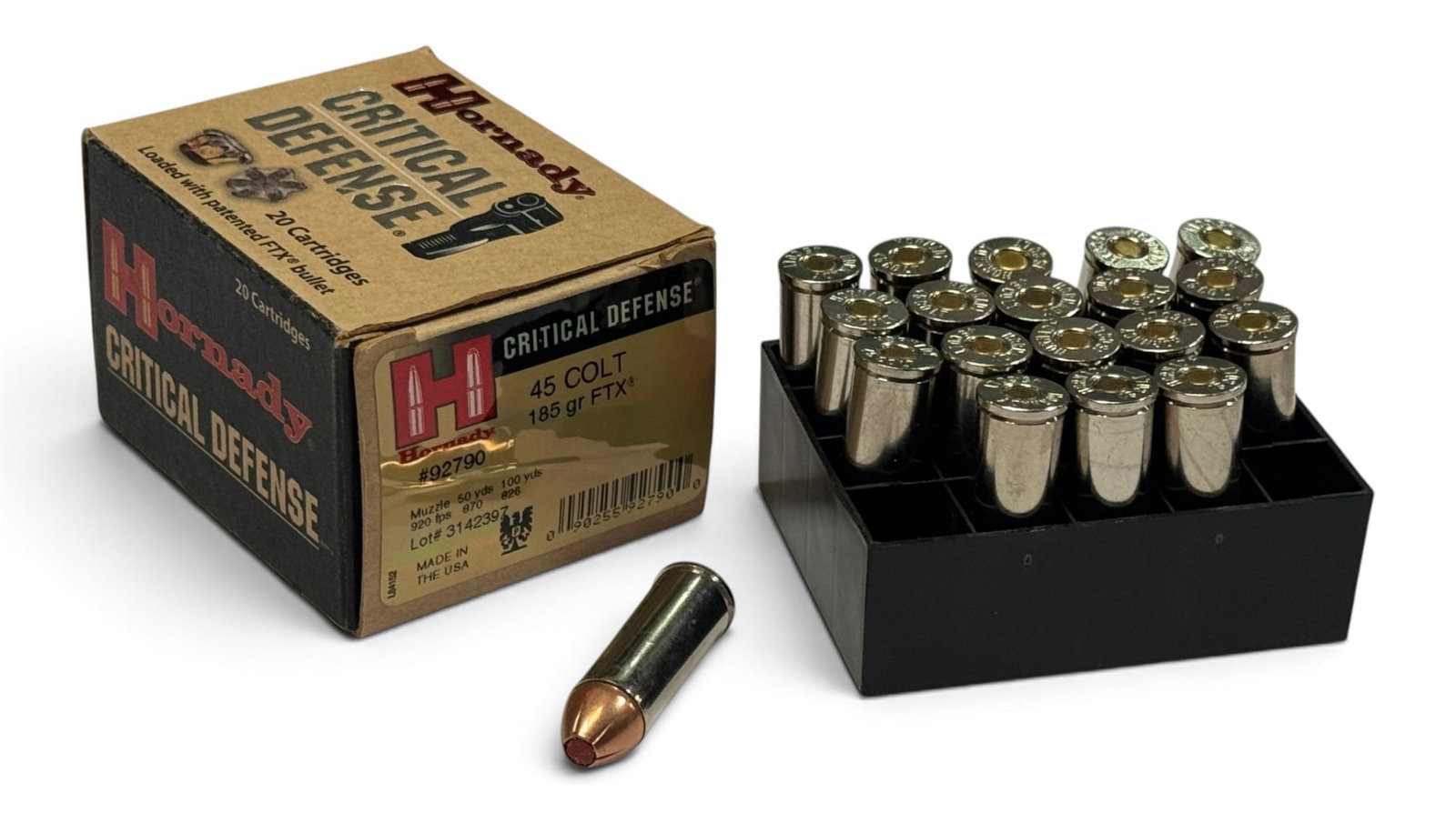 NIB 11rds. of .44 REM. MAG. & 67rds. of .45 LONG COLT Quality Factory Ammunition - 4