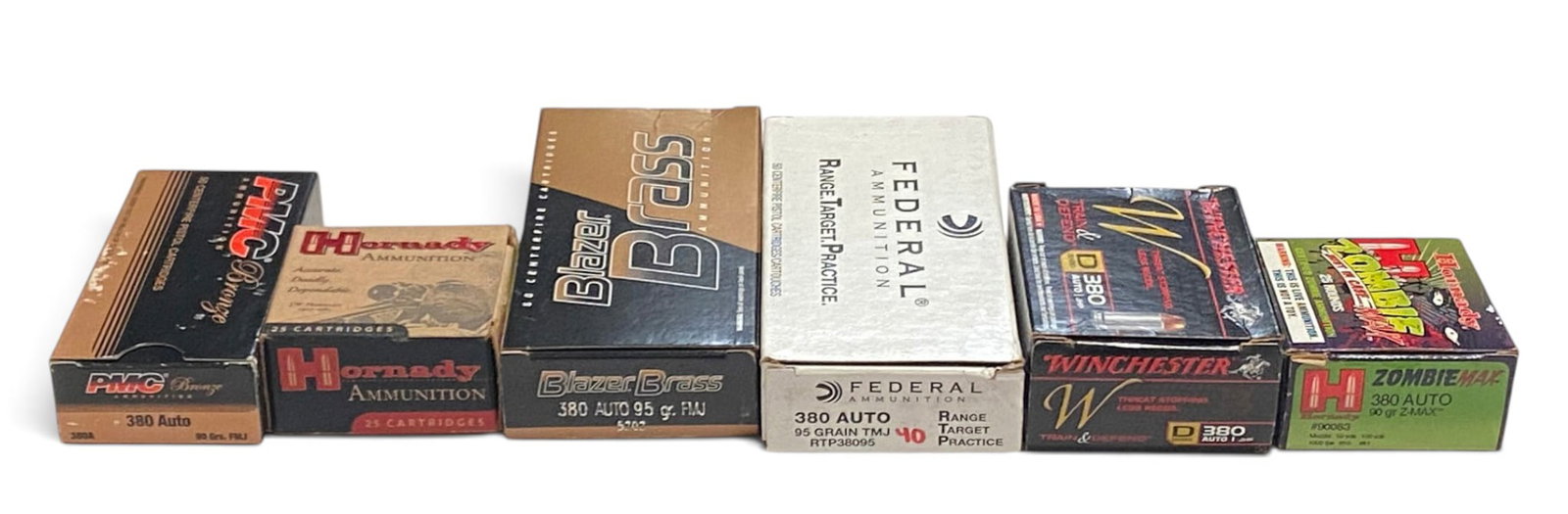NIB 130rds. of Various .380 AUTO Factory Ammunition (1 of 4)