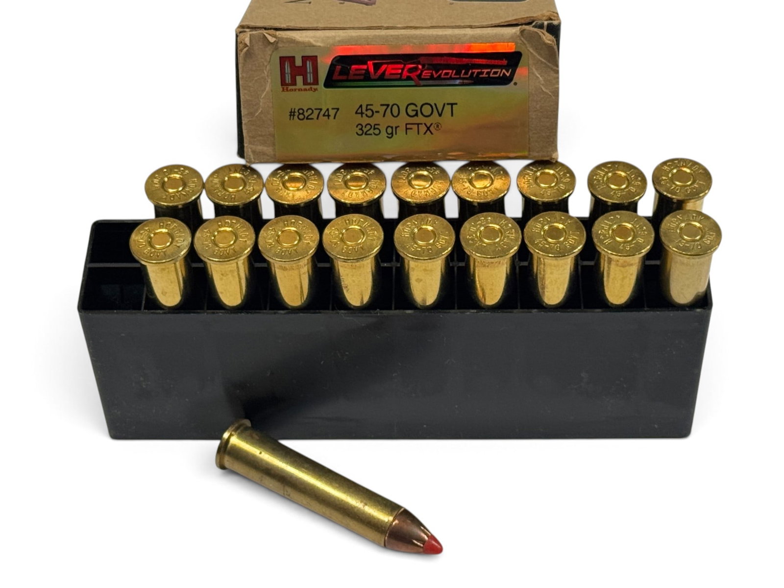 NIB 38rds. of .45-70 GOVT. 325gr. FTX Hornady & 405gr. Remington Ammunition - 3
