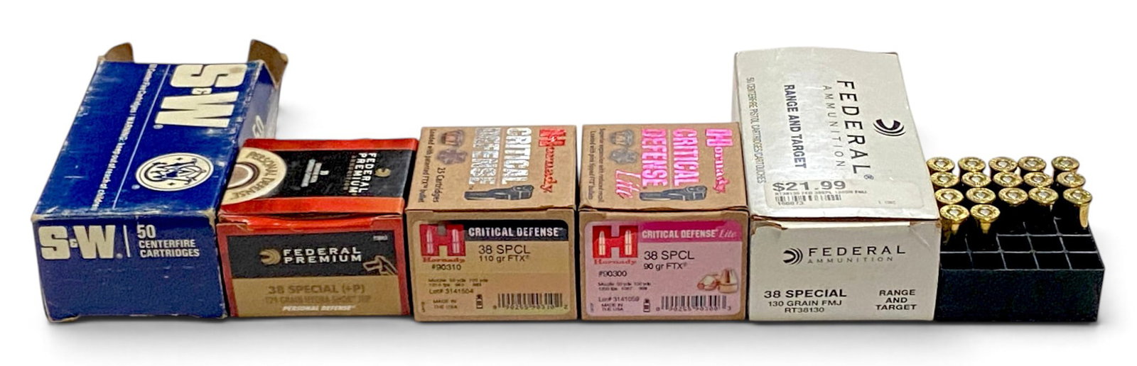 NIB 109rds. of Various Factory .38 SPECIAL Ammunition (1 of 7)