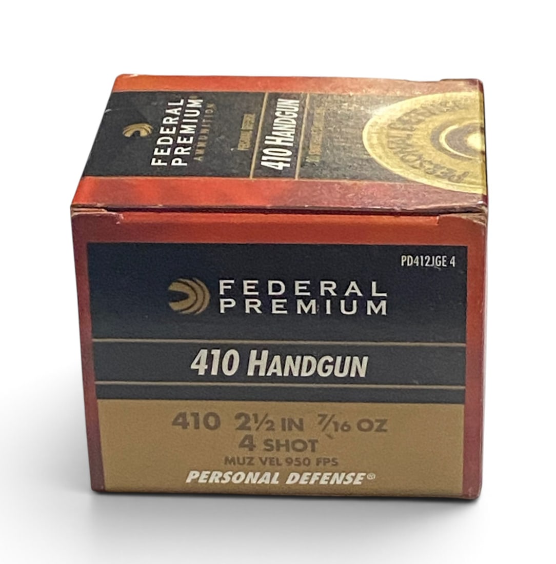 NIB 20rds. of .410 GA. 2-1/2” #4 Shot Federal Defense “410 HANDGUN” Ammunition: See Photo(s)