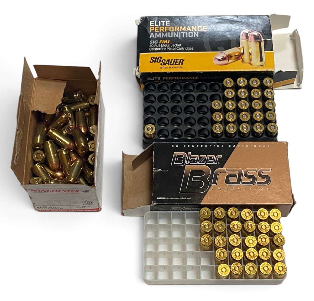 NIB 117rds. of Various .45 AUTO Factory Ammunition - 2