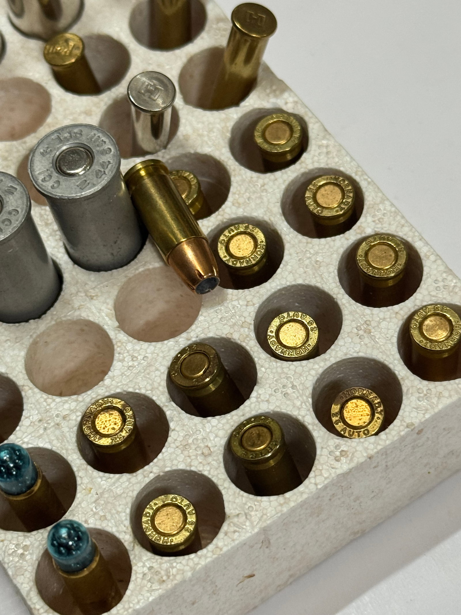 Large Lot of Various Factory Ammo - .22 CAL, 5.7x28mm, .45 LC, 7.62x39, .243 WIN, .25 AUTO & M - 12
