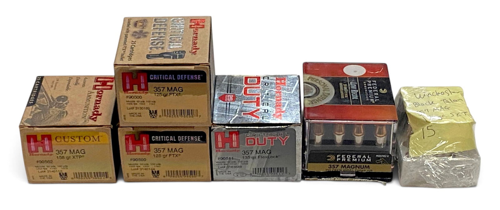 NIB 102rds. of Various .357 MAG. Factory Ammunition (1 of 3)