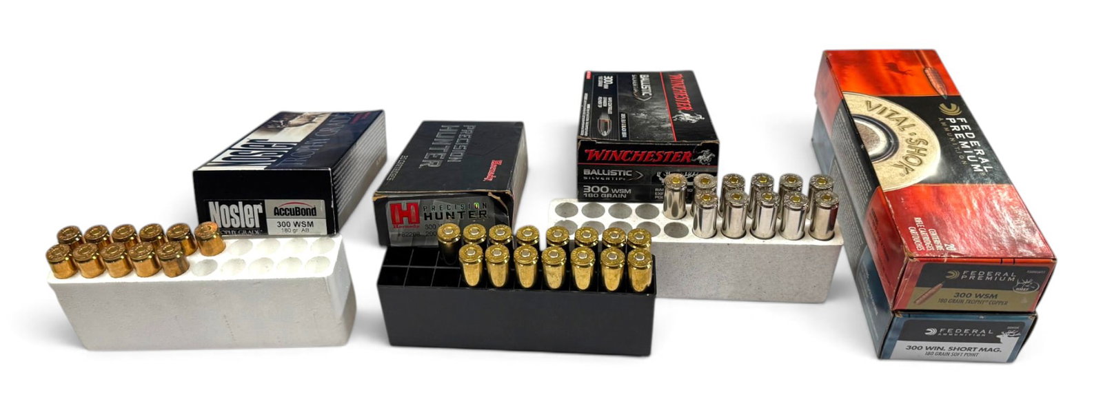 NIB 59rds. of Various Branded .300 WSM Quality Factory Ammunition (1 of 9)